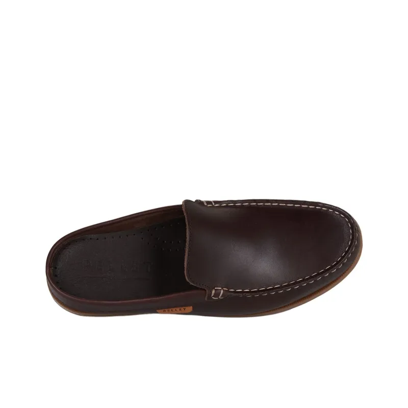 PELLET Slip-Resistant Wrap-toe Slippers Men's Dark Brown-5