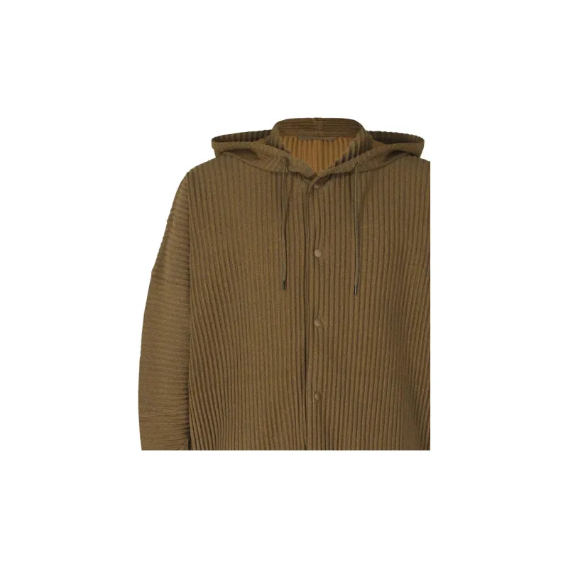 Homme Plissé Issey Miyake SS25 Jackets & Coats Men's Brown-3