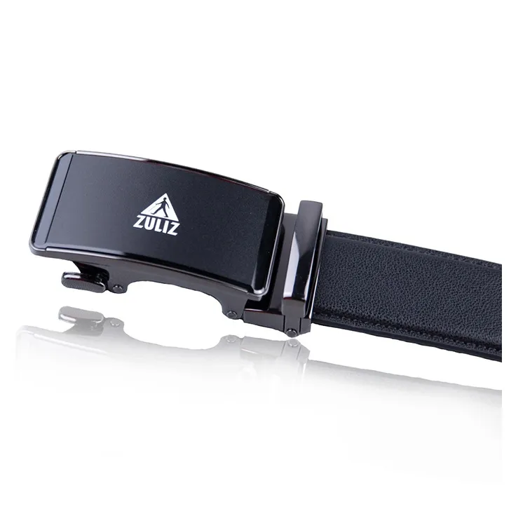 ZULIZ Cow Leather Belt Belt Men's 3.5CM-1