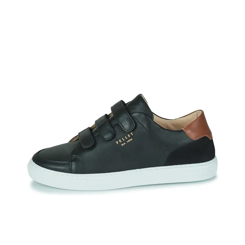 PELLET SID Low-Top Skateboard Shoes Men's Black-0