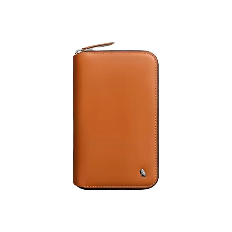 BELLROY Leather Passport Holder Unisex Brown-3