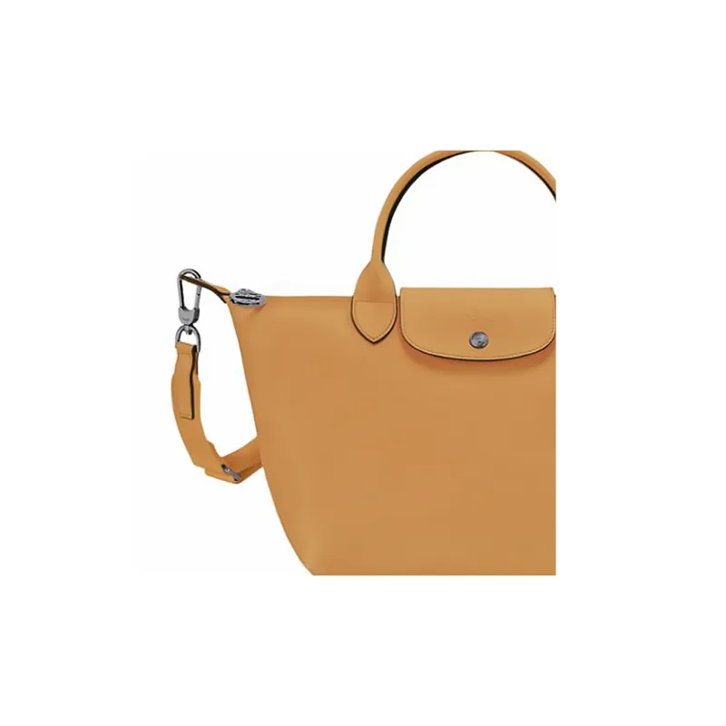 LONGCHAMP Le Pliage Xtra Cow Leather Tote Bag Shopping Bag Handbag Small Size Women's Honey Yellow-4