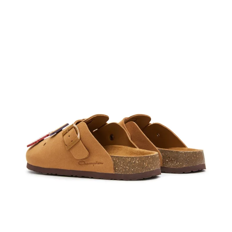 Champion EVA Rubber Sole Wrap-toe Slippers Unisex Cocoa Mocha Brown-3