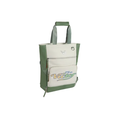 VICTOR Badminton Racket Bags 2 Pcs Backpack Basil Green Unisex