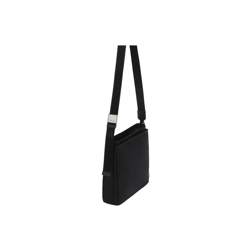 Furla Nylon Crossbody Bag Shoulder Bag Medium Size Men's Black-1