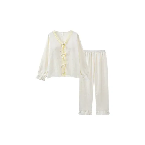 Sleeping Beauty Pajama Set Women's Apricot
