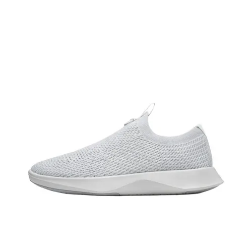 Allbirds Tree Dasher Relay Shock Absorbers Low Top Running Shoes Men's Polar White