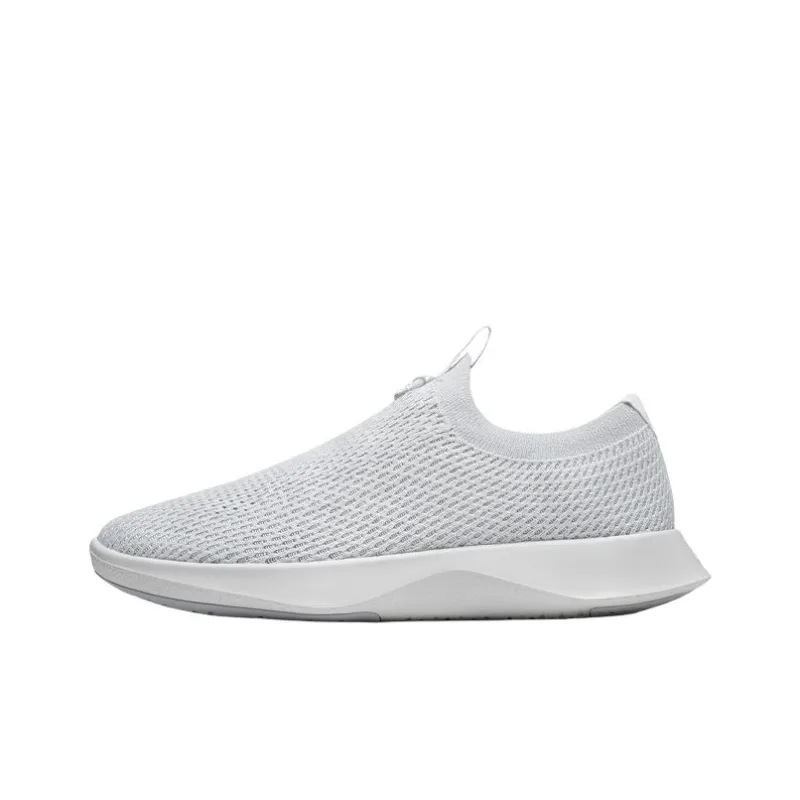 Allbirds Tree Dasher Relay Shock Absorbers Low Top Running Shoes Men's Polar White-0
