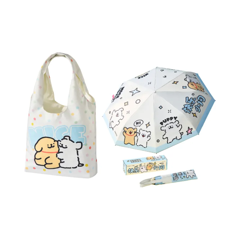 YANCANG x Line Puppies Large Capacity Shoulder Bag Portable Commute Relaxing Creative Accessory-18