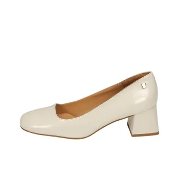 JB MARTIN Viva Block Heel High Heels 5cm Women's White