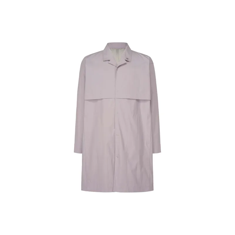 Homme Plissé Issey Miyake SS25 Trench Coat Men's Gray-1