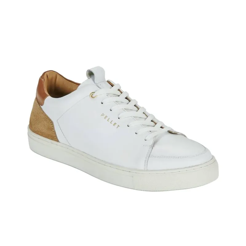 PELLET Simon Low-Top Skateboard Shoes Men's White-2