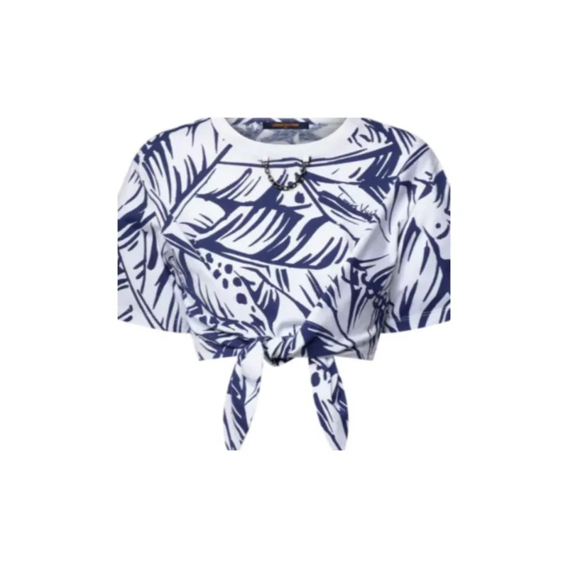 LOUIS VUITTON T Shirt Women's Blue-4