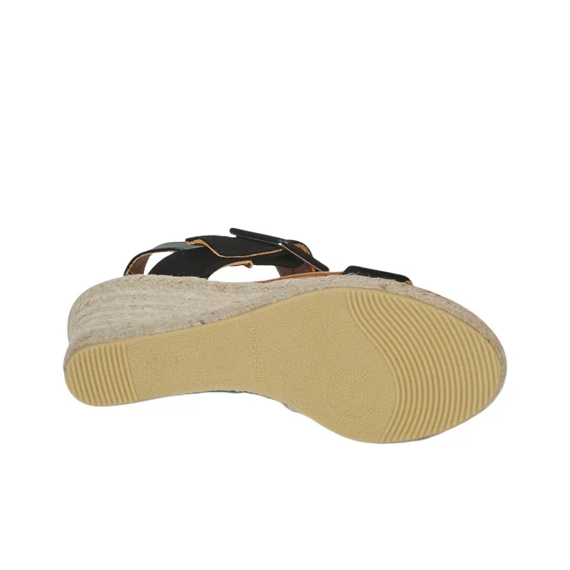 JB MARTIN 1ririna Strap Sandals 9cm Women's Black-6