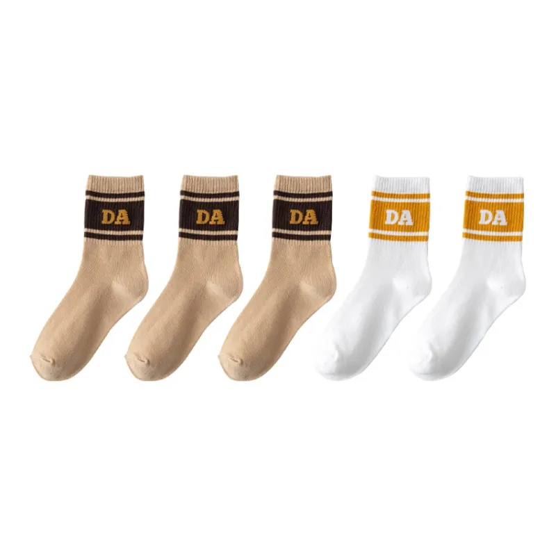 Cotton Gene Mid Calf Socks Unisex Combo Set-20