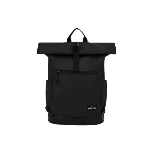 SPALDING Polyester Casual Backpack Unisex Black