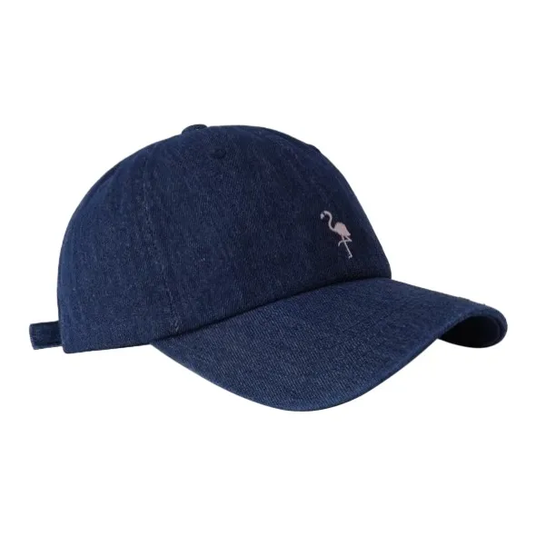 FREE RABBITⅡ Korean Style Washable Denim With Face-Visible Small Baseball Caps Unisex-3