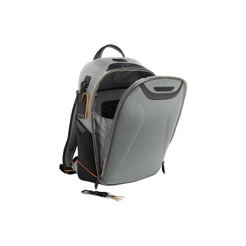 TUMI MCLAREN Collaboration Fabric Backpack Men's Gray-2