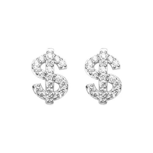 QIANFANGDAHUANGYE Zircon Stud Earrings Women's