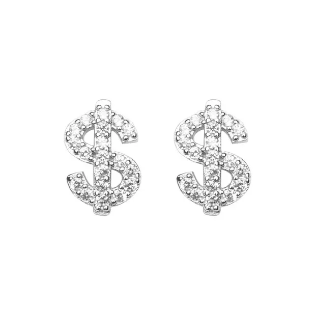 QIANFANGDAHUANGYE Zircon Stud Earrings Women's-0