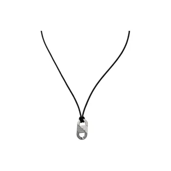 EMPORIO ARMANI Two Tone Stainless Steel Pendant Necklace