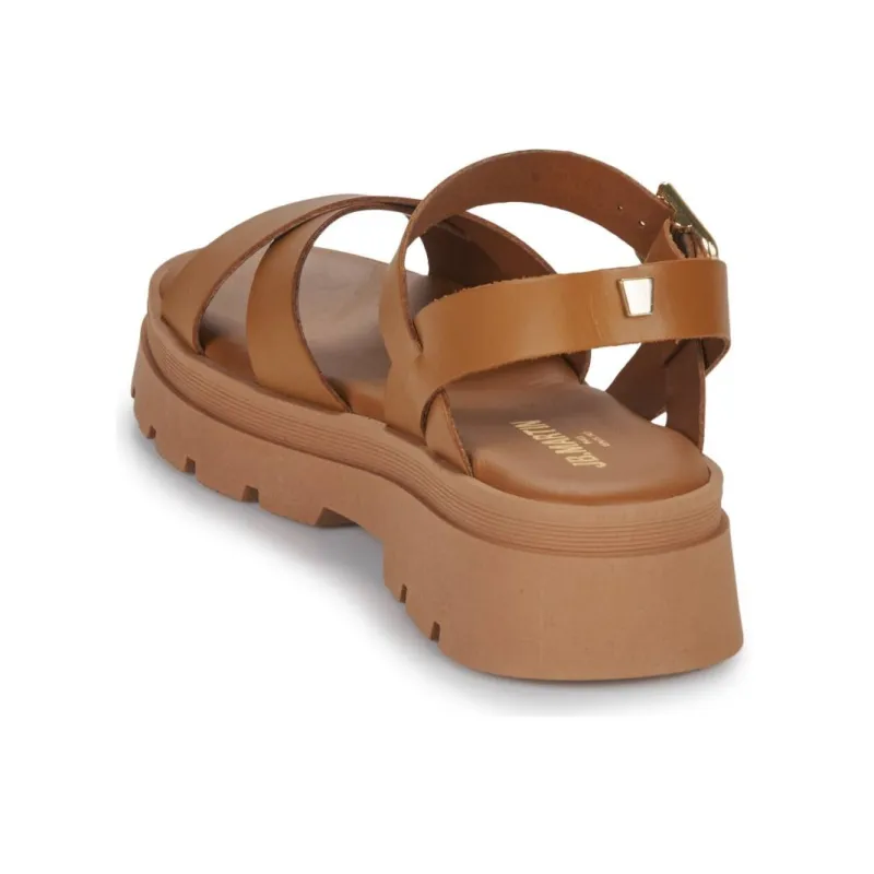JB MARTIN DECIDEE One Strap Sandals 4cm Women's Brown-4