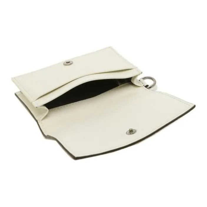 Jimmy Choo Leather Card Holder Unisex Latte Bronze-4