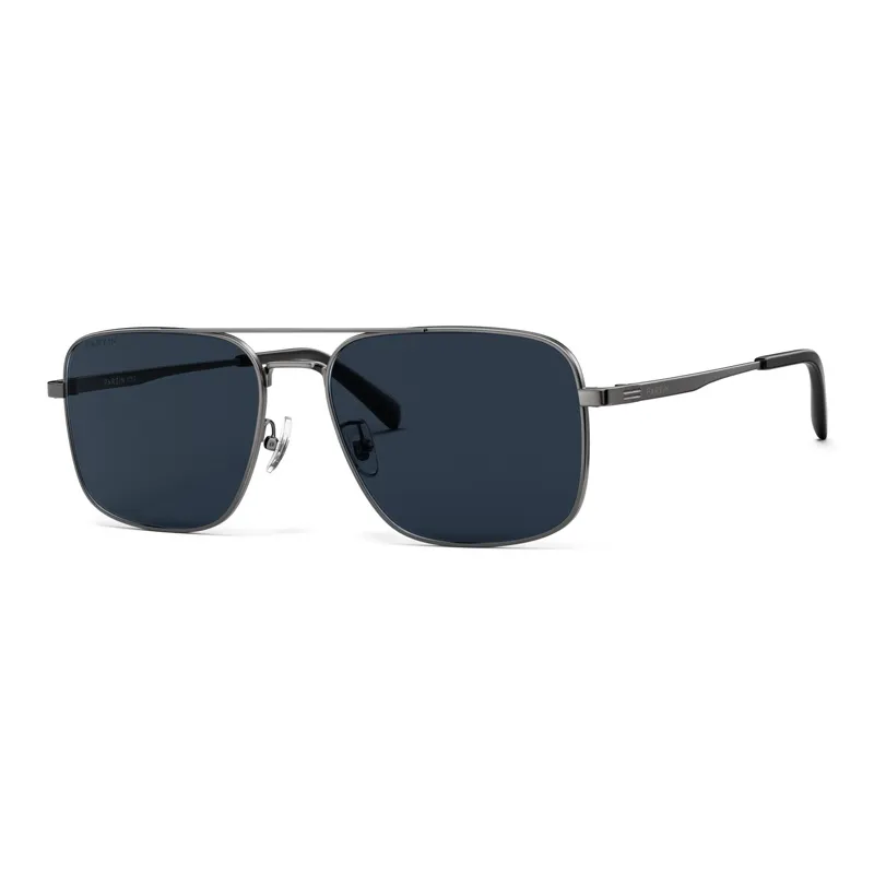 PARZIN Plate Alloy Frame Aviator Sunglasses Men's-0