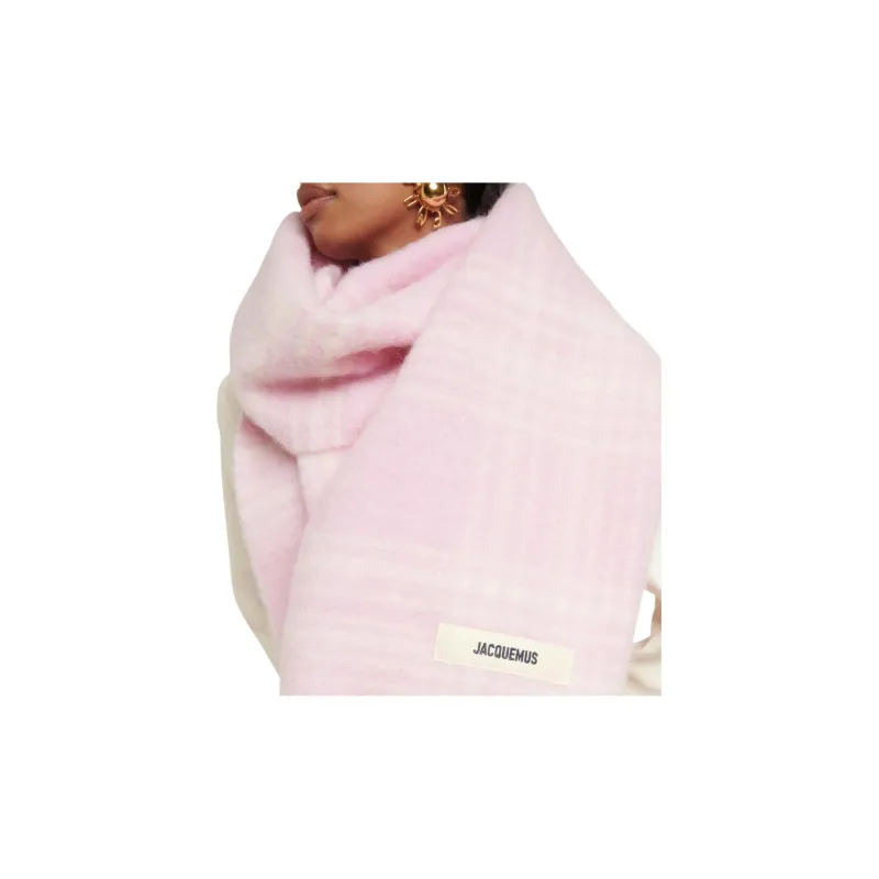 Jacquemus Knit Scarves Women's Pink-3