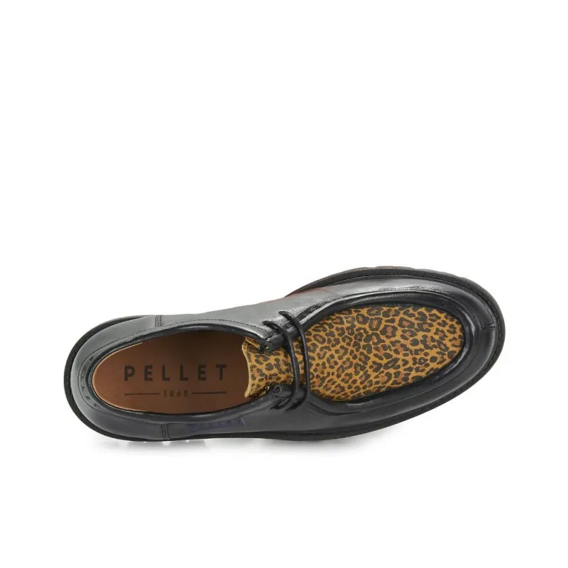 PELLET RIVA Casual Single Shoes 3.5cm Women's Black-5