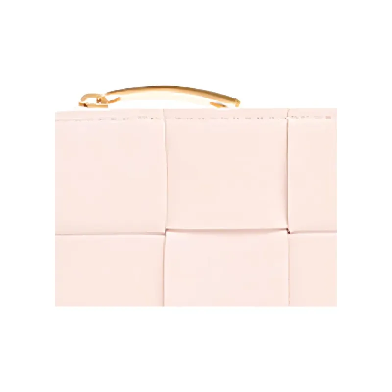 Bottega Veneta Pouch Medium Intreccio Melon Washed-3