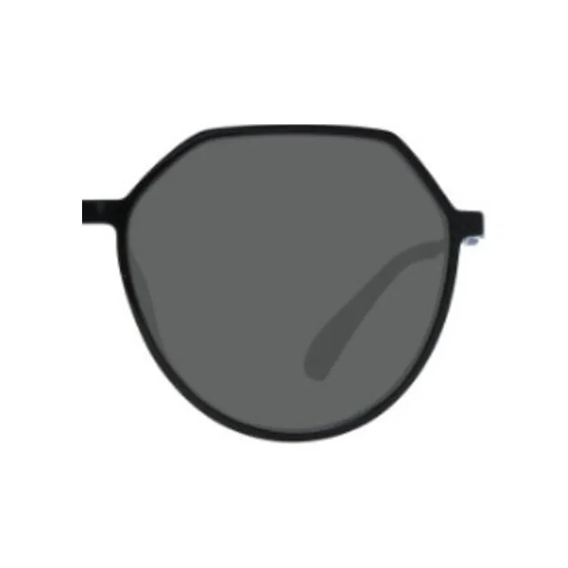 Ana Hickmann Acetate Irregular Shape Sunglasses Women's Black-2