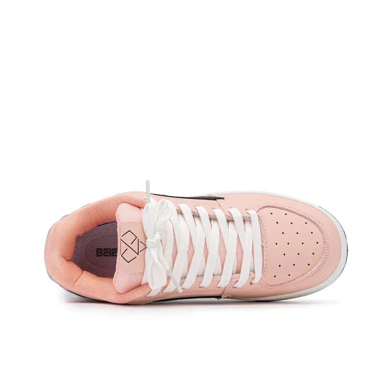 BEIER Low-Top Skateboard Shoes Unisex Cherry Blossom Pink-3