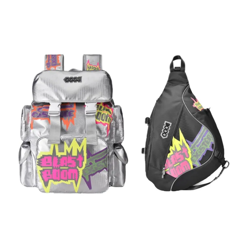COEXISTENCE Polyester Traveling Essentials For Students Backpack Large Size Unisex Gray-21