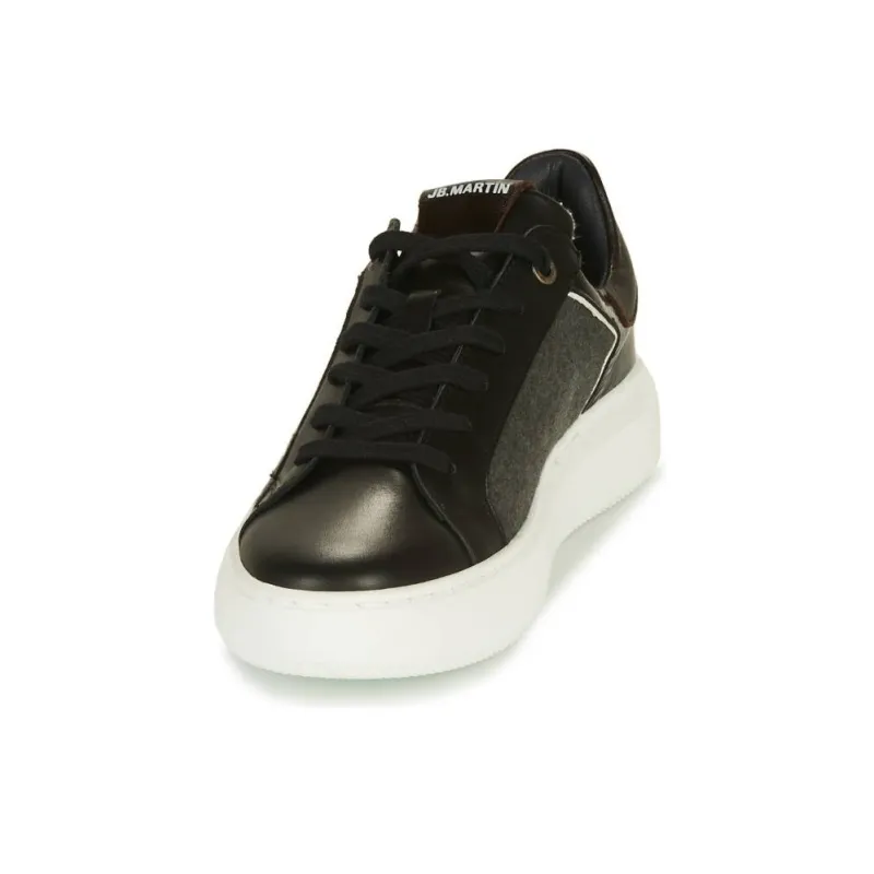 JB MARTIN Flora Low Top Skateboard Shoes Women's Black-3