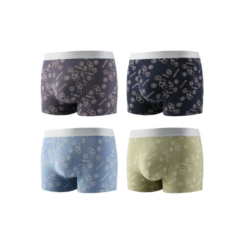 MIIOW Trend Party Series Underpants Men's 4 Pack-8