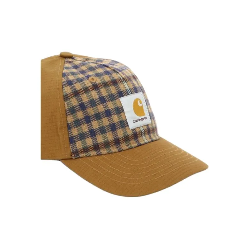Carhartt WIP Logo-Patch Panelled Baseball Cap-3