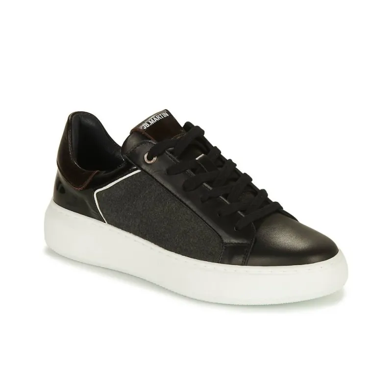 JB MARTIN Flora Low Top Skateboard Shoes Women's Black-2