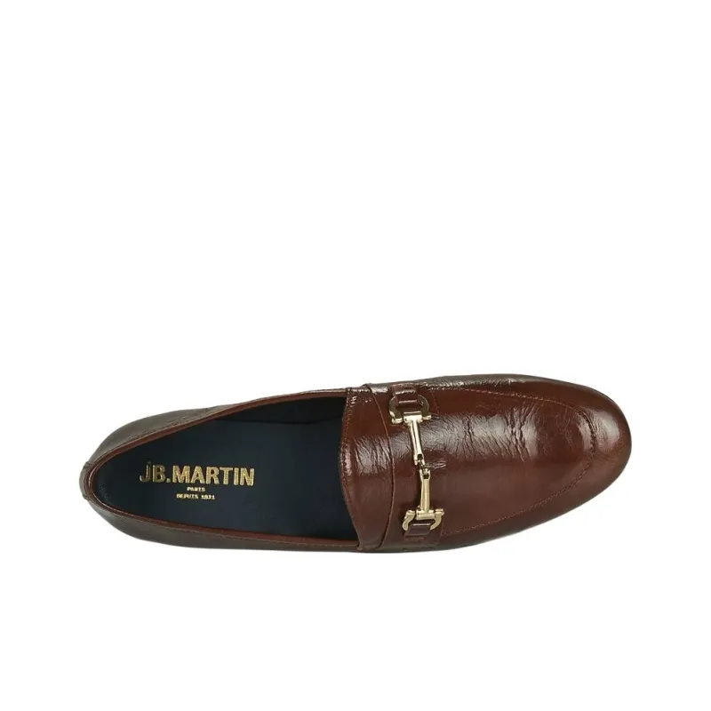 JB MARTIN FRANCHE CHIC Loafers 2cm Women's Dark Brown-5