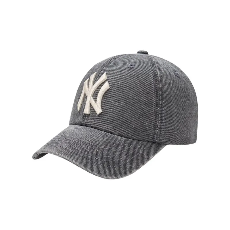 MLB 100% Cotton Baseball Caps Unisex Dark Gray-0