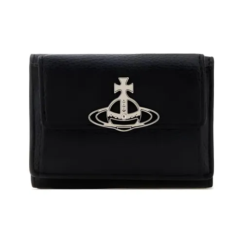 Vivienne Westwood Logo Plaque Small Flap Purse