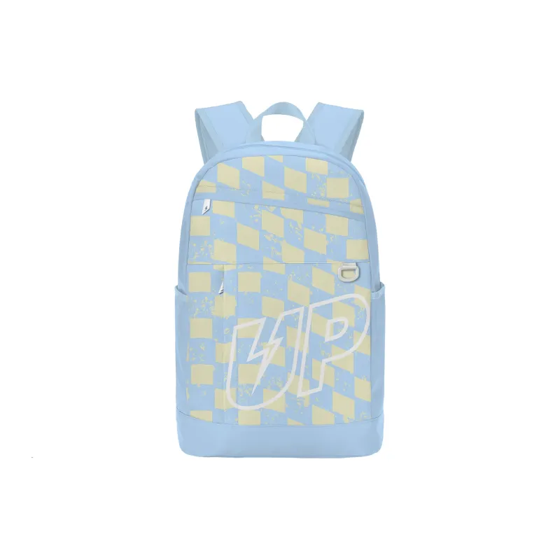 TURN UP Polyester Backpack Unisex Light Blue-0