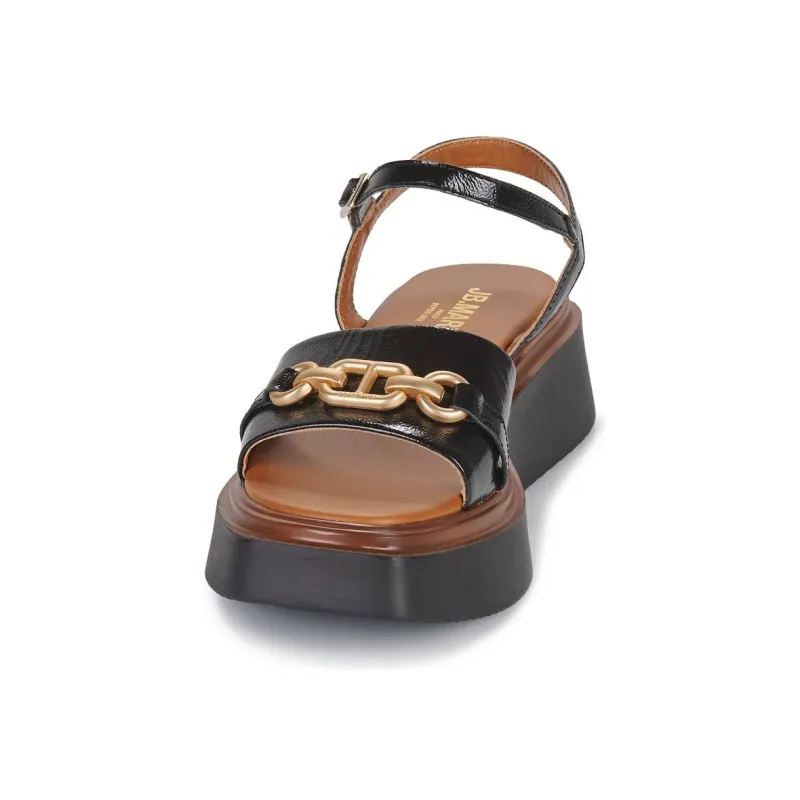 JB MARTIN DARIA Strap Sandals 4cm Women's Black-2