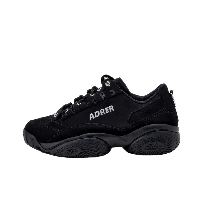 FILA Provenance Slip Resistant Low Top Casual Shoes Unisex Black-0