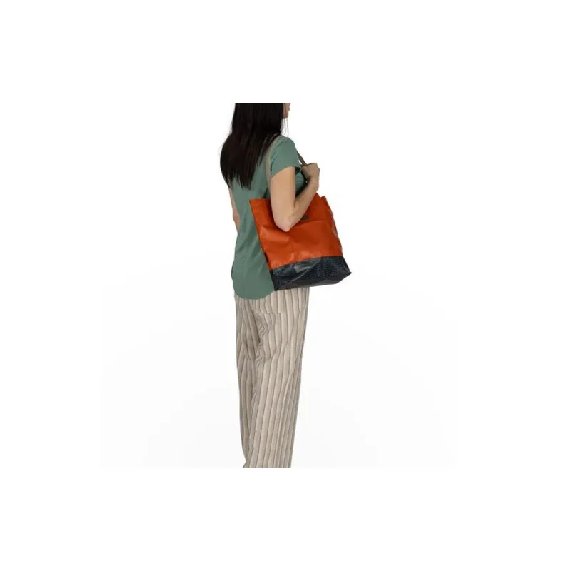 OSPREY Recycled Polyester Tote Bag Shopping Bag Handbag Shoulder Bag Medium Size Women's Camouflage Multicolor Orange-3