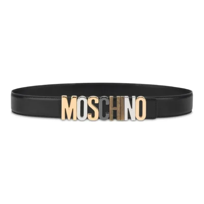 MOSCHINO Logo plaque Belt-0