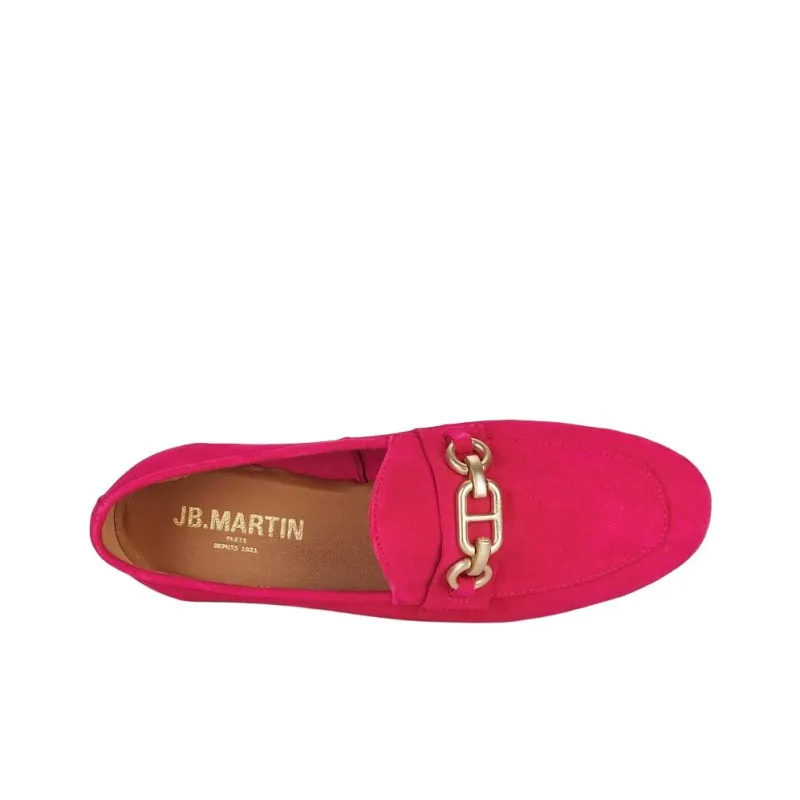 JB MARTIN FRANCHE BIJOU Loafers 2cm Women's Pink-5