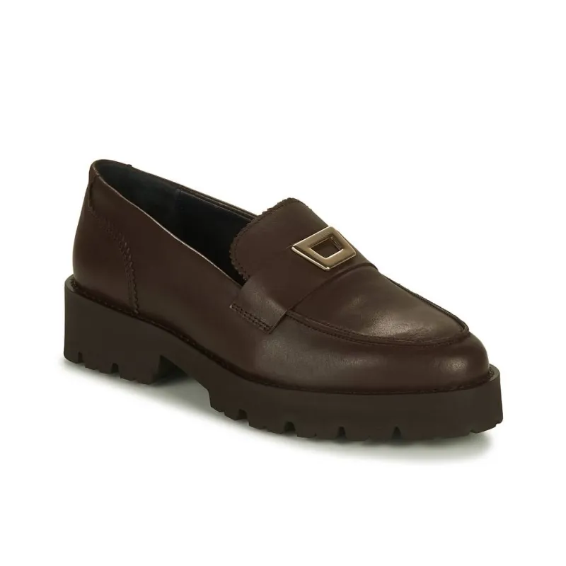 JB MARTIN FOLIE Loafers 4cm Women's Brown-3