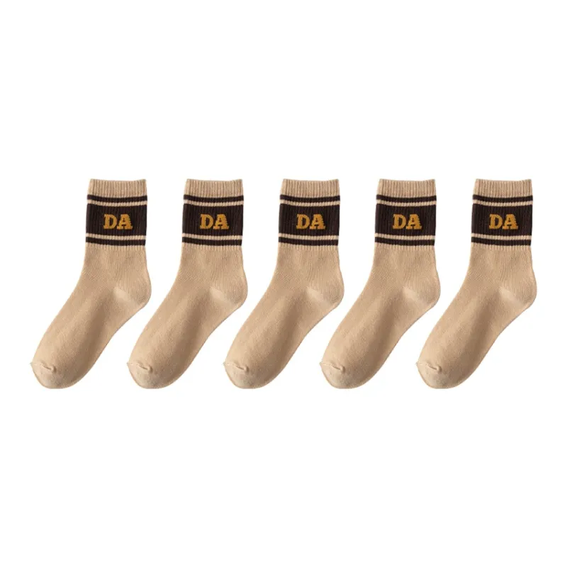 Cotton Gene Mid Calf Socks Unisex Combo Set-21