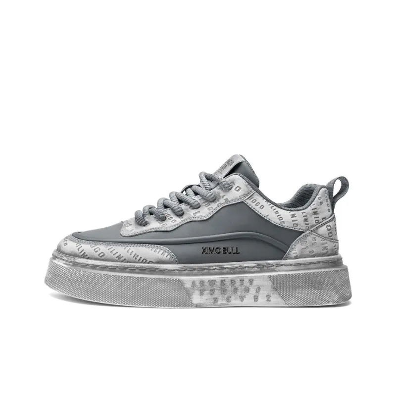 XIMO BULL Impact Resistance Balance Low-Top Skateboard Shoes Men's-8